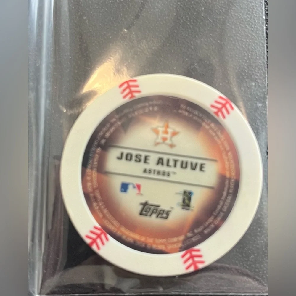 2014 TOPPS CHIPZ JOSE ALTUVE HOUSTON ASTROS